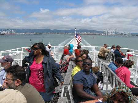 Ferry between Oakland and San Francisco California