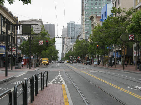 Market Street in San Francisco California