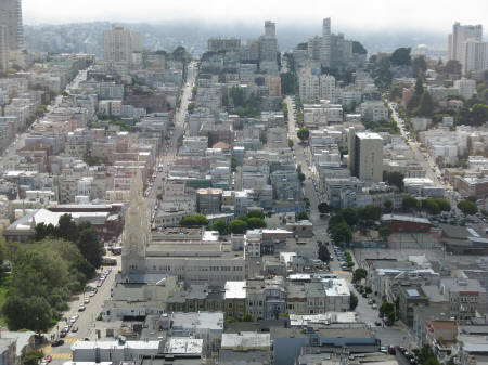 Russian Hill District of San Francisco California