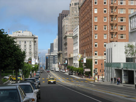 California Street in San Francisco California
