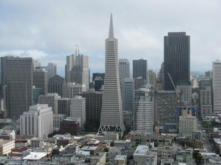 Transamerica Pyramid Building in San Francisco California